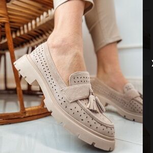 Vera Creation Penny Loafers
Casual Hollow Out Slip On Chunky
Platform Loafers